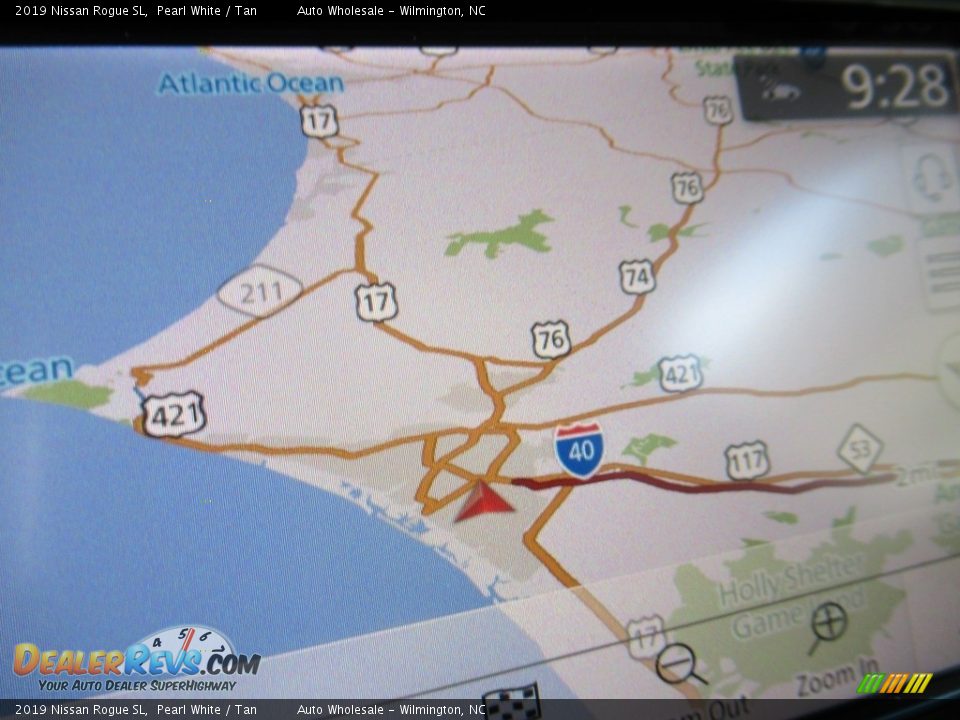 2019 Nissan Rogue SL Pearl White / Tan Photo #17