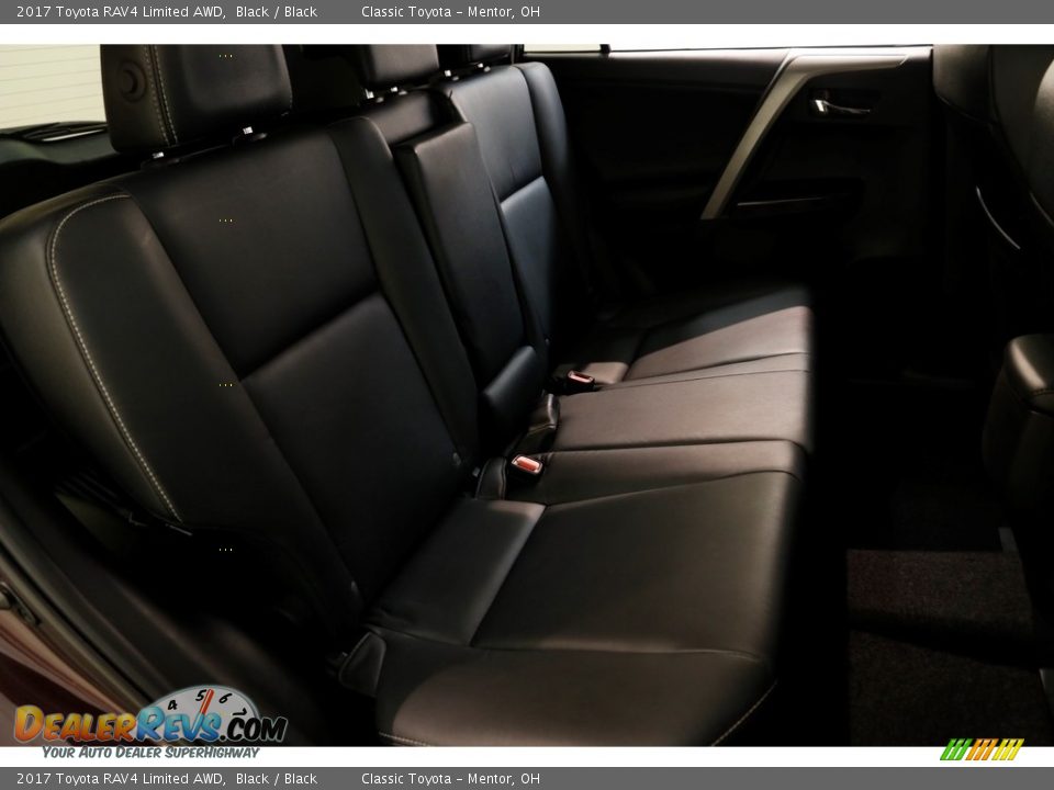 2017 Toyota RAV4 Limited AWD Black / Black Photo #16