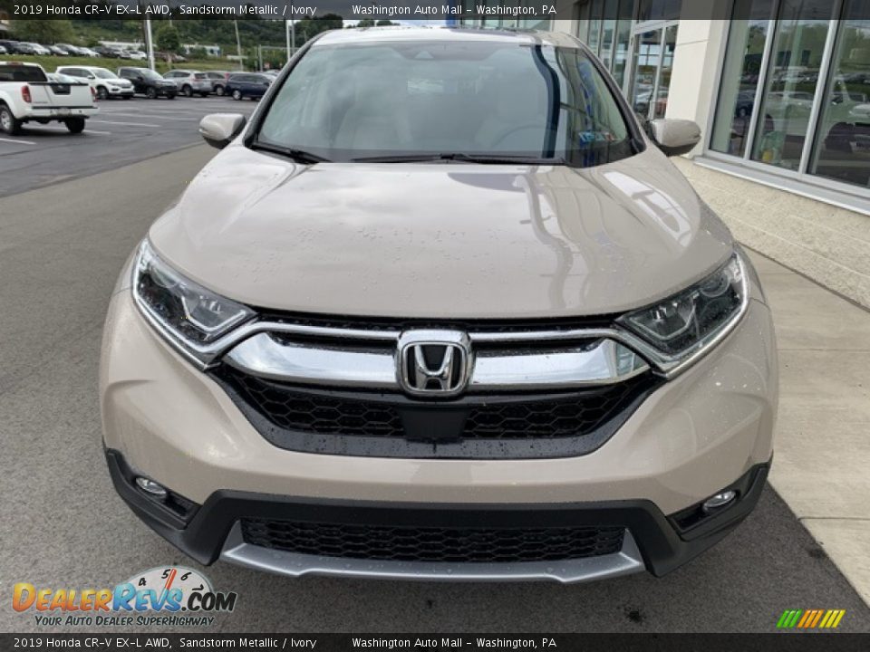 2019 Honda CR-V EX-L AWD Sandstorm Metallic / Ivory Photo #3