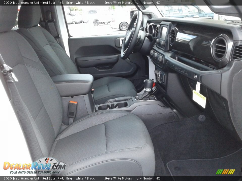2020 Jeep Wrangler Unlimited Sport 4x4 Bright White / Black Photo #14