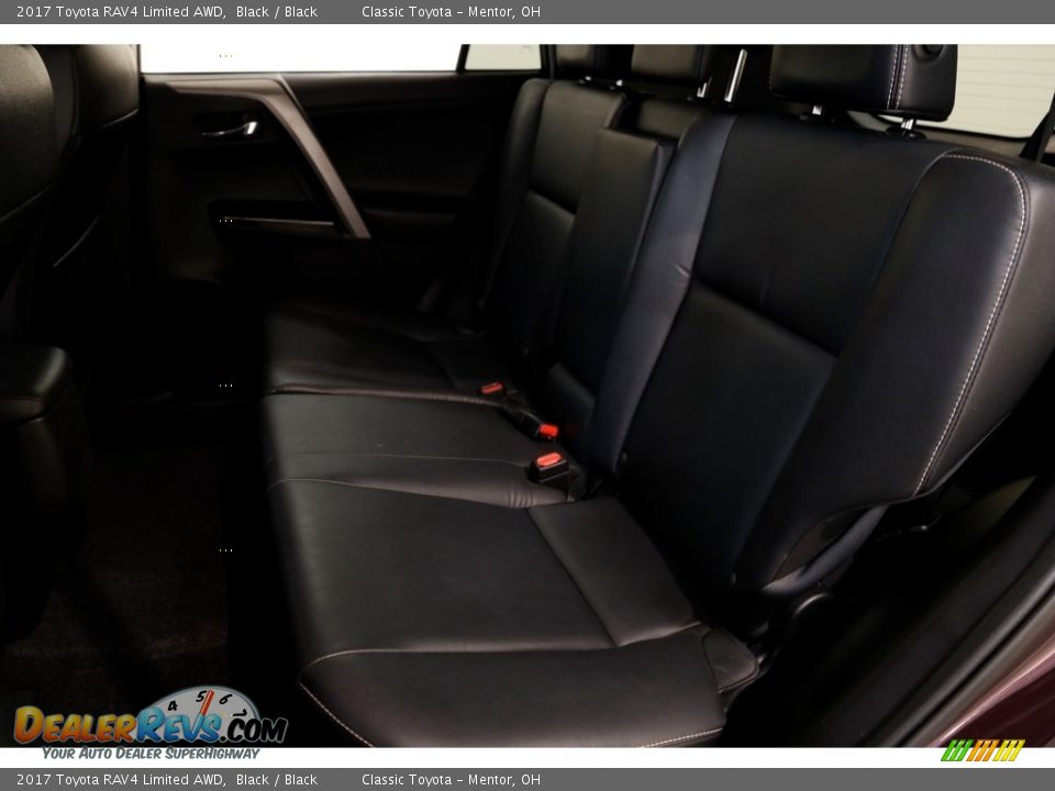 2017 Toyota RAV4 Limited AWD Black / Black Photo #17