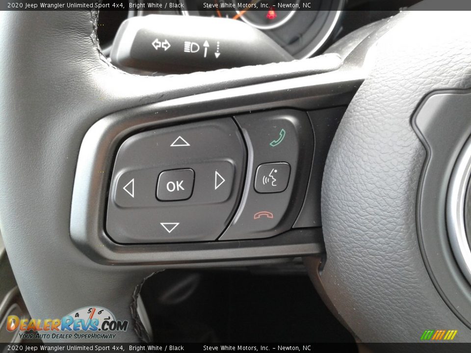 2020 Jeep Wrangler Unlimited Sport 4x4 Bright White / Black Photo #16