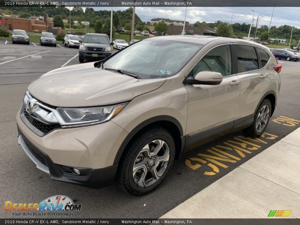 2019 Honda CR-V EX-L AWD Sandstorm Metallic / Ivory Photo #4