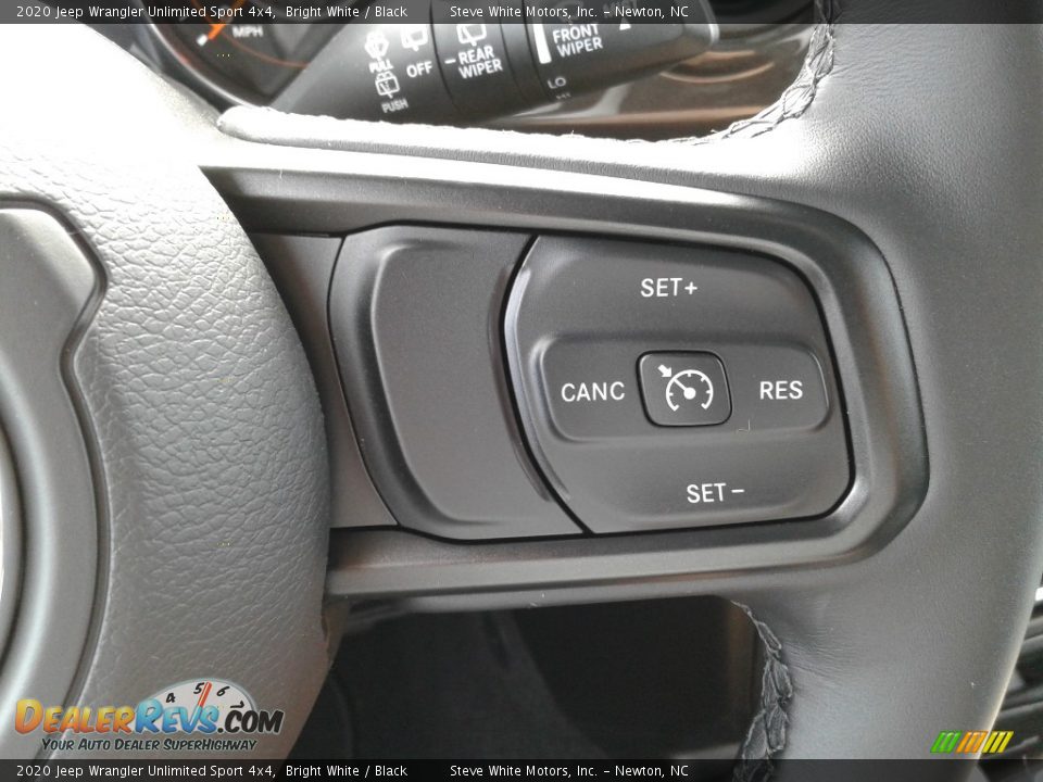 2020 Jeep Wrangler Unlimited Sport 4x4 Bright White / Black Photo #17