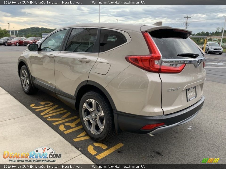 2019 Honda CR-V EX-L AWD Sandstorm Metallic / Ivory Photo #5