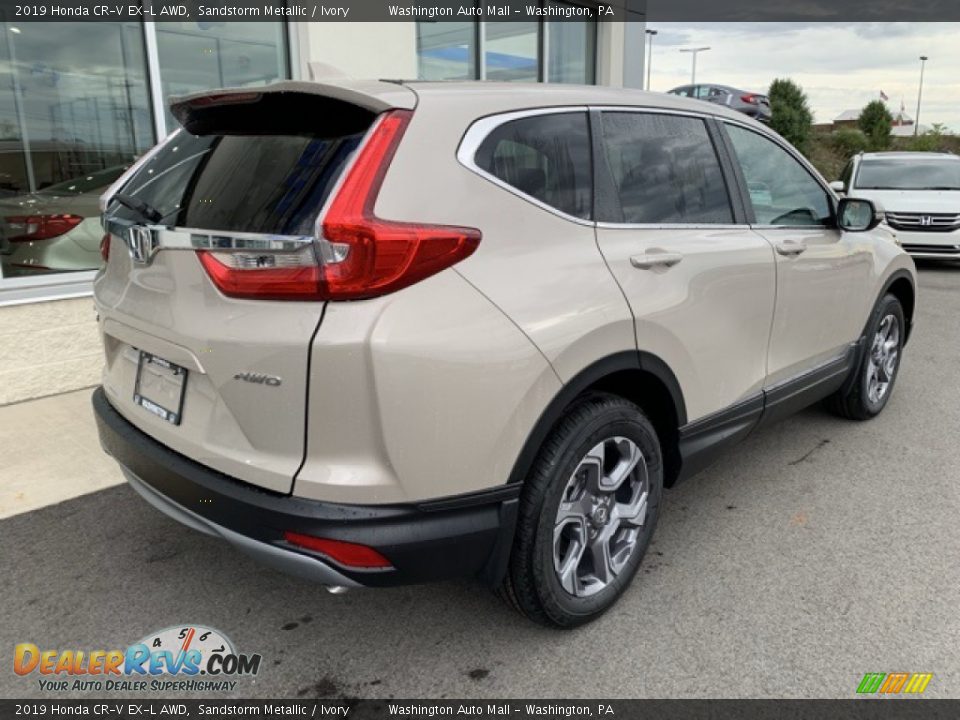 2019 Honda CR-V EX-L AWD Sandstorm Metallic / Ivory Photo #7