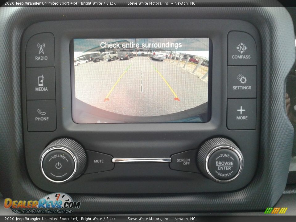 2020 Jeep Wrangler Unlimited Sport 4x4 Bright White / Black Photo #21