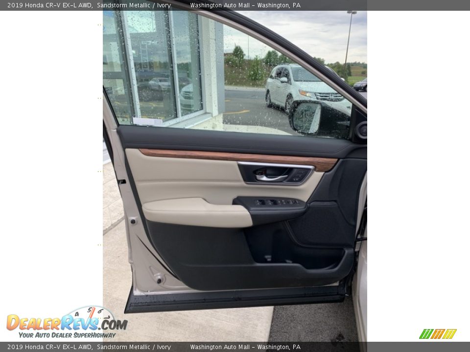 2019 Honda CR-V EX-L AWD Sandstorm Metallic / Ivory Photo #10
