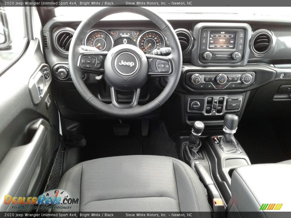 2020 Jeep Wrangler Unlimited Sport 4x4 Bright White / Black Photo #24