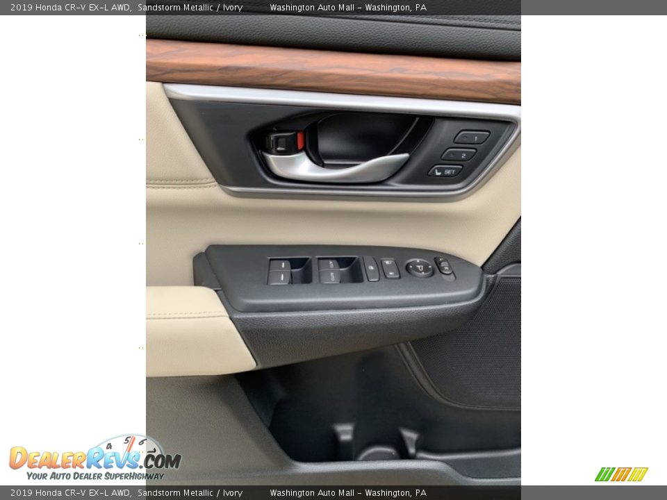 2019 Honda CR-V EX-L AWD Sandstorm Metallic / Ivory Photo #11