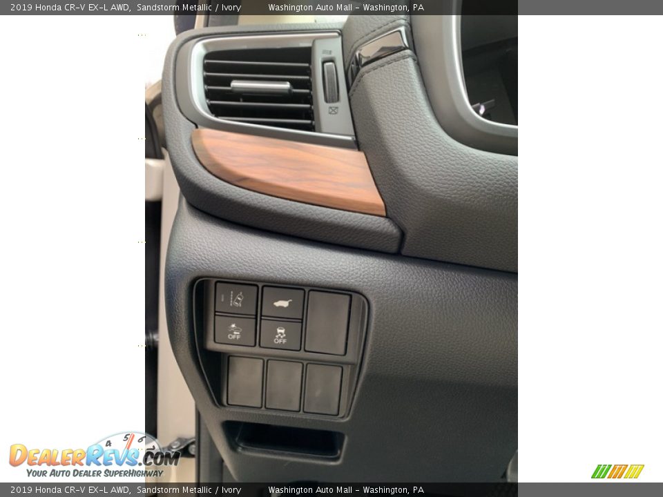 2019 Honda CR-V EX-L AWD Sandstorm Metallic / Ivory Photo #12