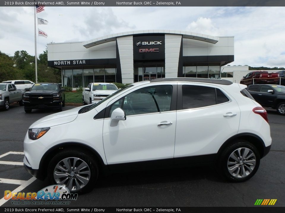 2019 Buick Encore Preferred AWD Summit White / Ebony Photo #1