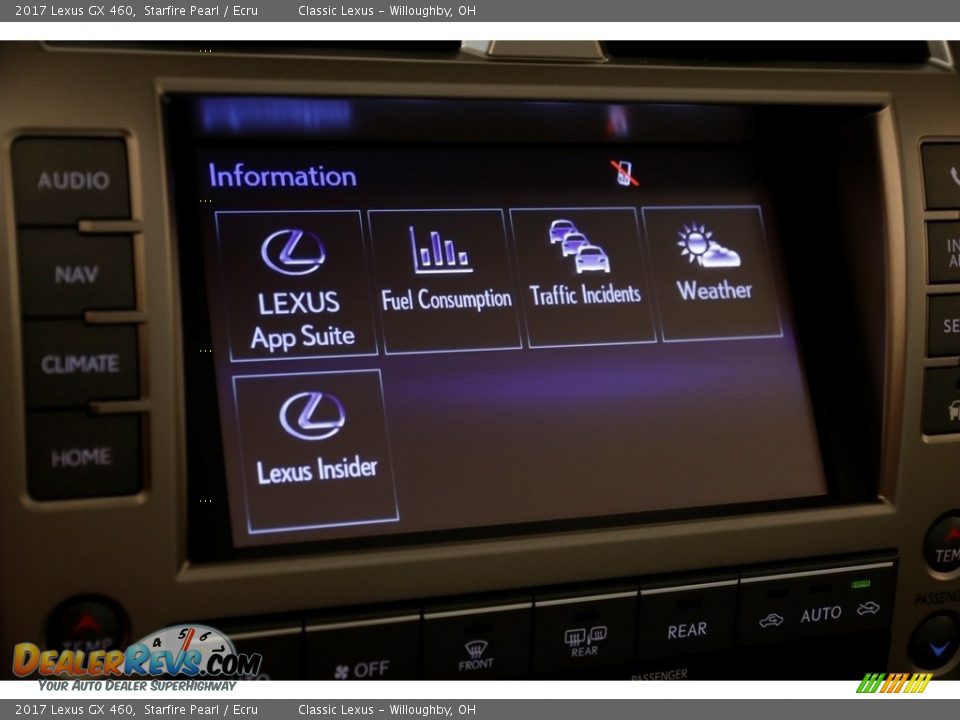 2017 Lexus GX 460 Starfire Pearl / Ecru Photo #15