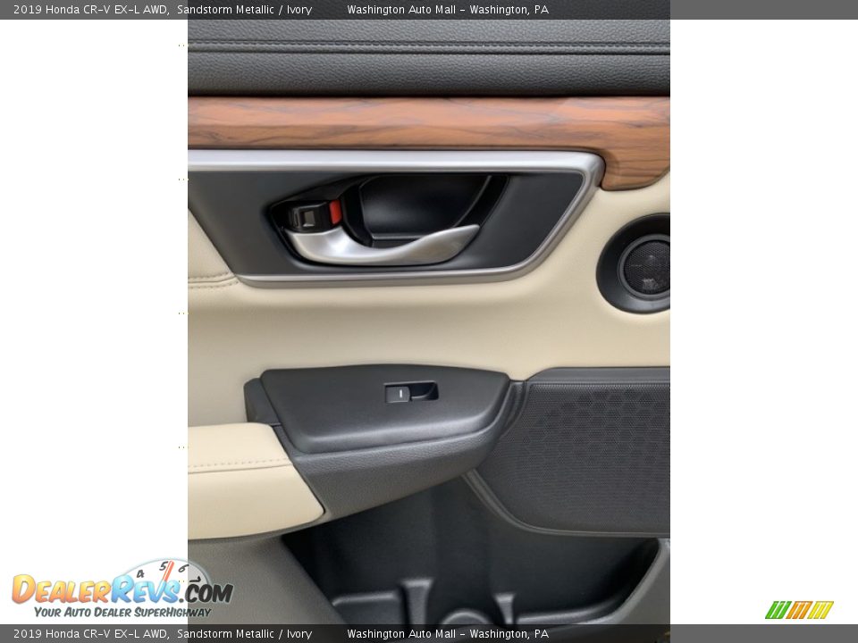 2019 Honda CR-V EX-L AWD Sandstorm Metallic / Ivory Photo #17