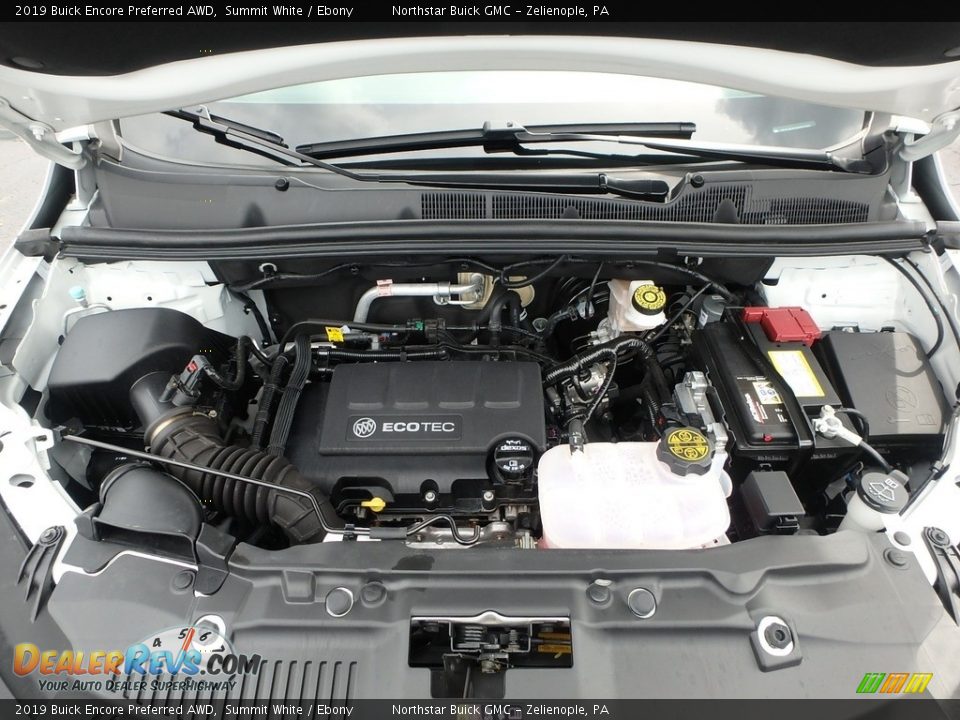2019 Buick Encore Preferred AWD Summit White / Ebony Photo #2