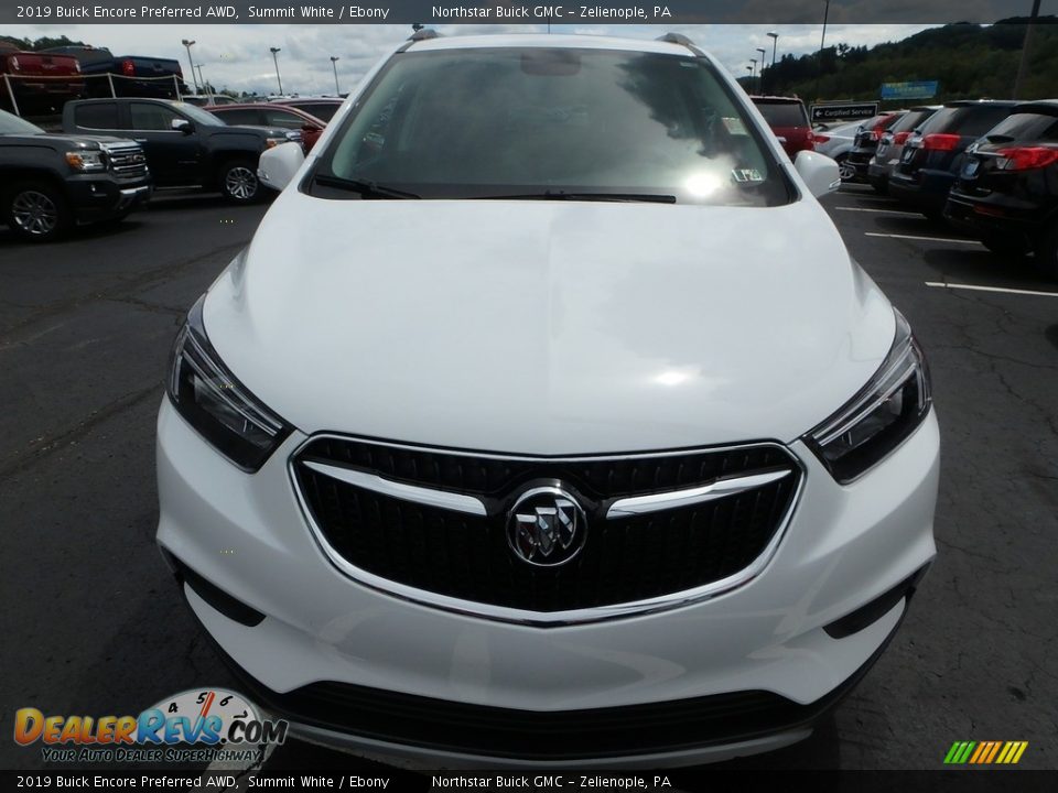 2019 Buick Encore Preferred AWD Summit White / Ebony Photo #3