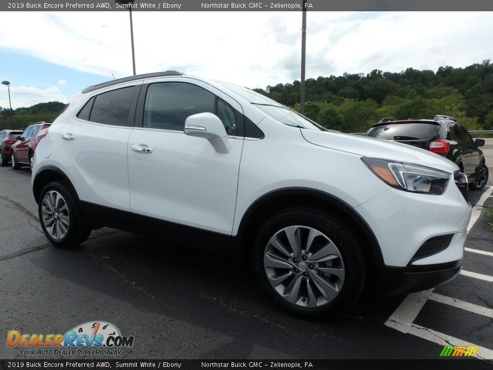 2019 Buick Encore Preferred AWD Summit White / Ebony Photo #4