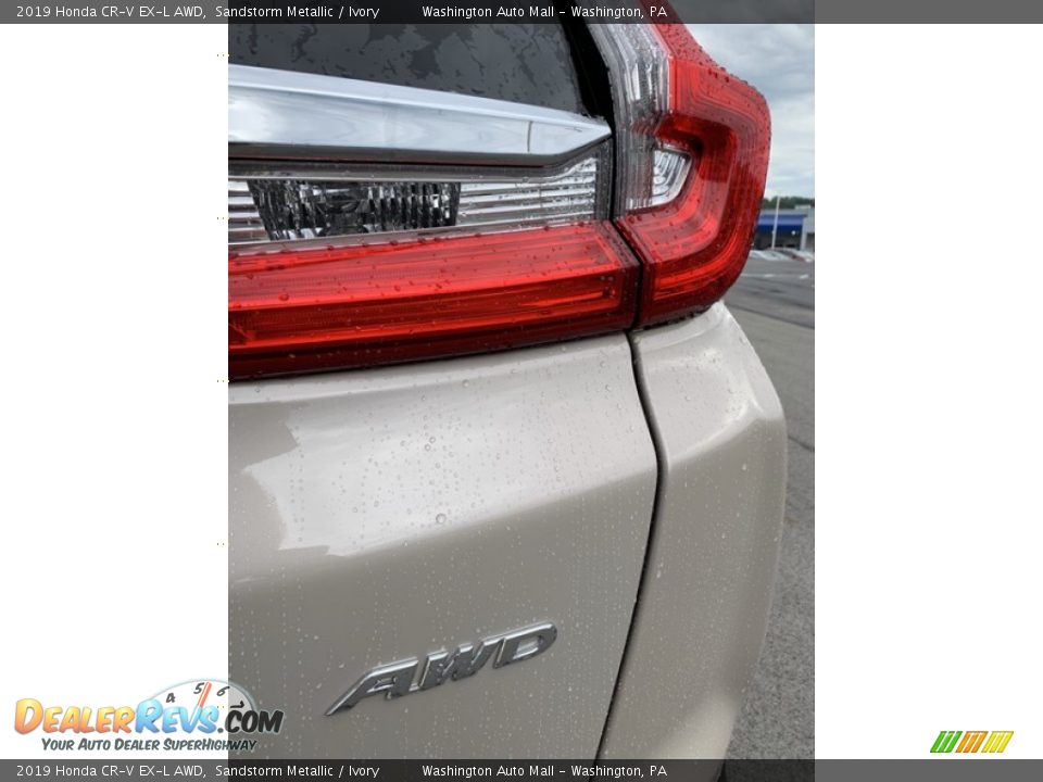 2019 Honda CR-V EX-L AWD Sandstorm Metallic / Ivory Photo #23