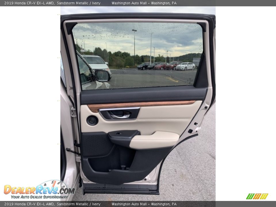 2019 Honda CR-V EX-L AWD Sandstorm Metallic / Ivory Photo #24