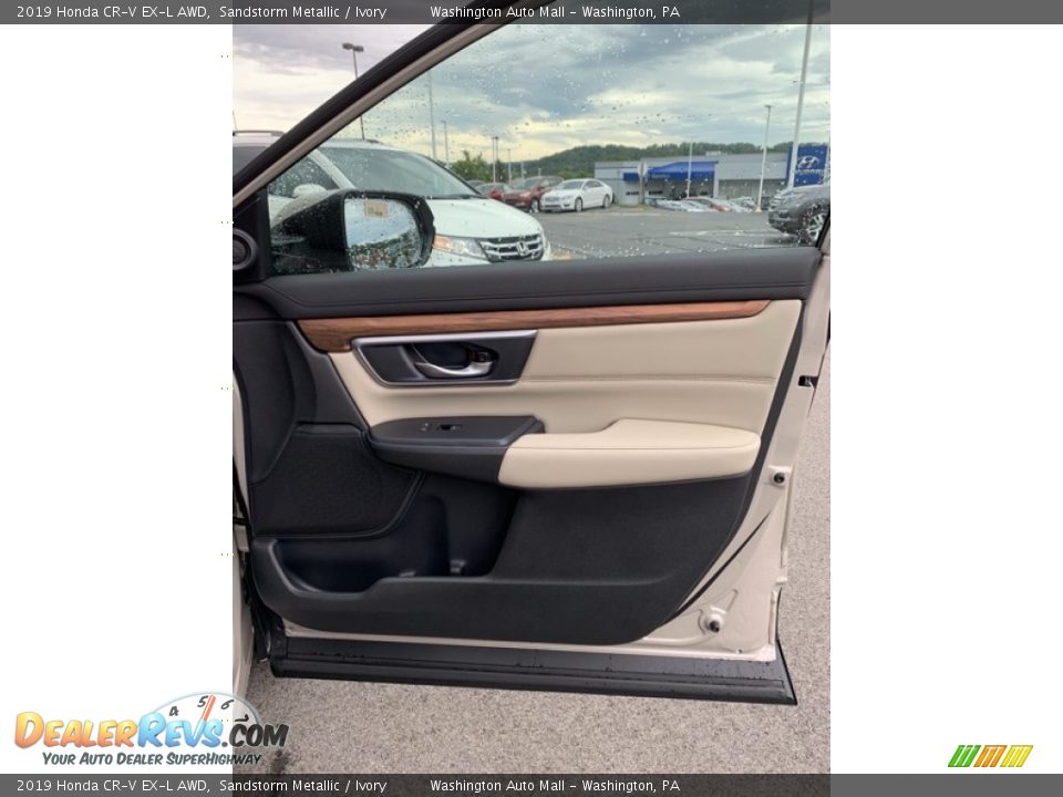 2019 Honda CR-V EX-L AWD Sandstorm Metallic / Ivory Photo #27