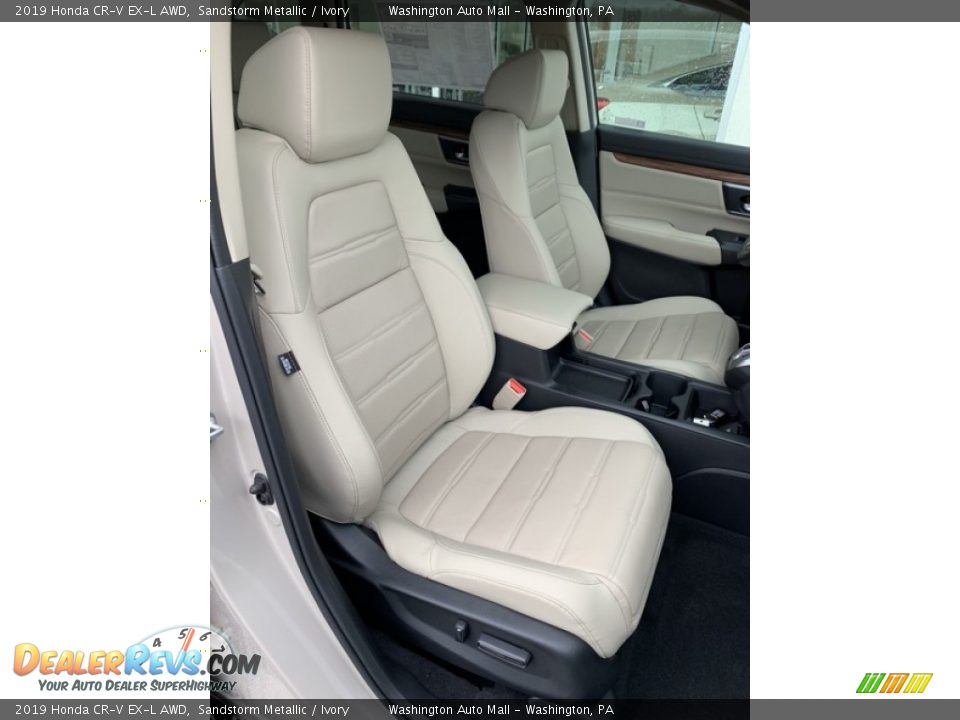 2019 Honda CR-V EX-L AWD Sandstorm Metallic / Ivory Photo #28