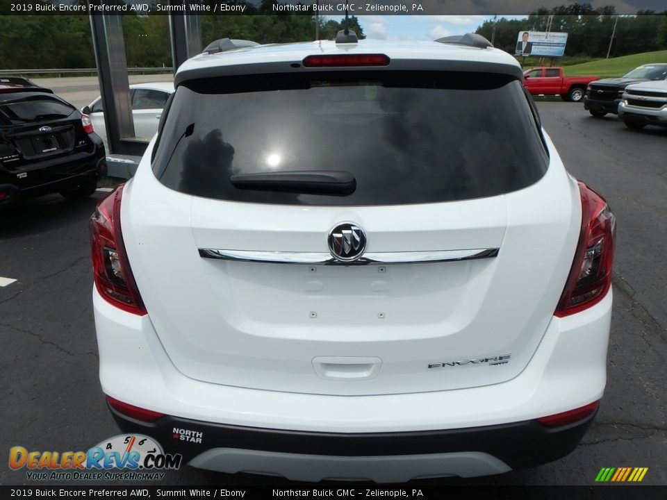 2019 Buick Encore Preferred AWD Summit White / Ebony Photo #10