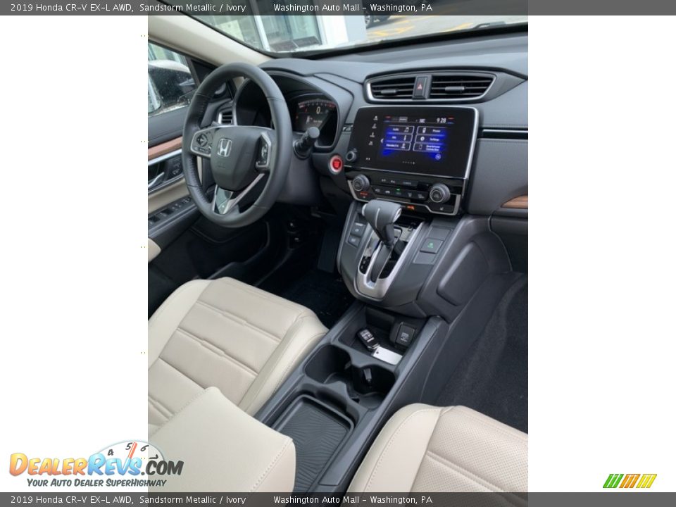 2019 Honda CR-V EX-L AWD Sandstorm Metallic / Ivory Photo #29