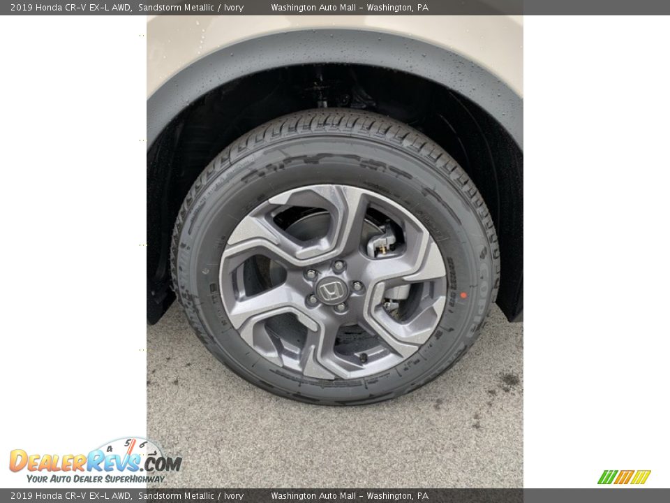 2019 Honda CR-V EX-L AWD Sandstorm Metallic / Ivory Photo #31