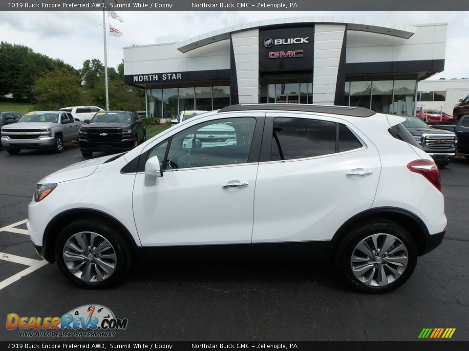 2019 Buick Encore Preferred AWD Summit White / Ebony Photo #13