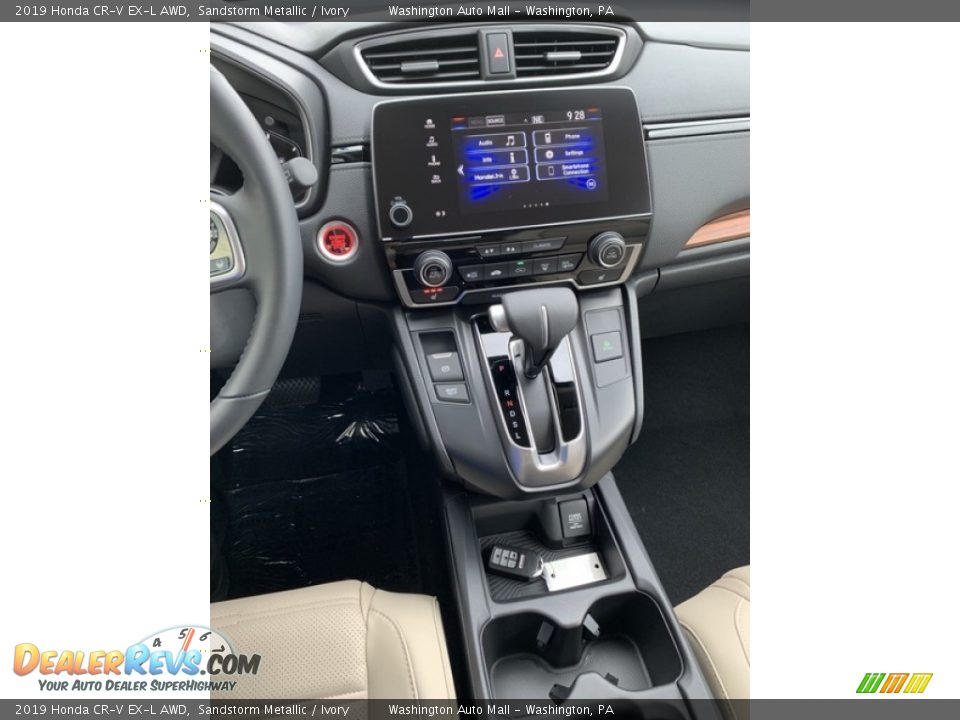 2019 Honda CR-V EX-L AWD Sandstorm Metallic / Ivory Photo #33