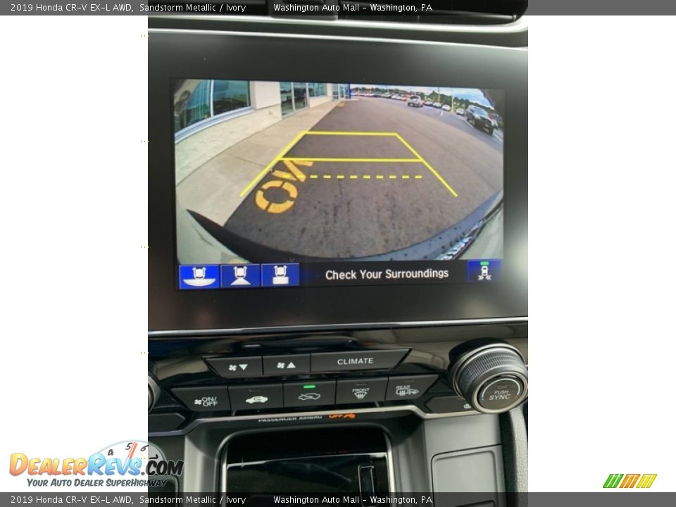 2019 Honda CR-V EX-L AWD Sandstorm Metallic / Ivory Photo #34