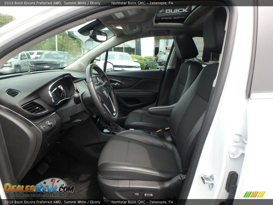 2019 Buick Encore Preferred AWD Summit White / Ebony Photo #19