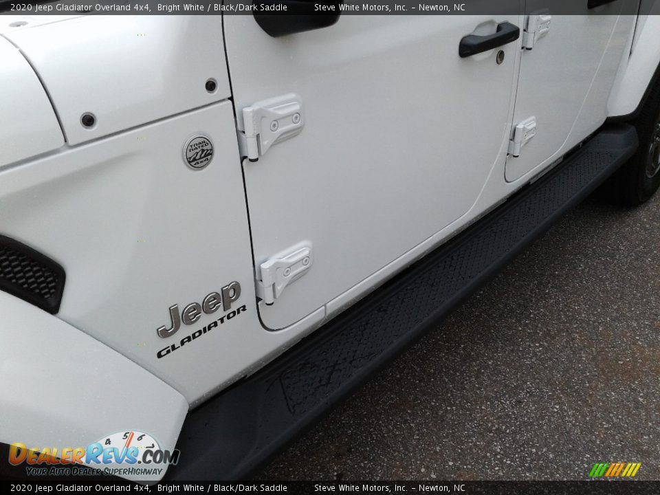 2020 Jeep Gladiator Overland 4x4 Bright White / Black/Dark Saddle Photo #31