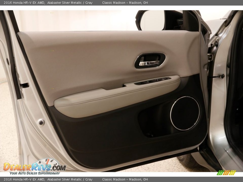 2016 Honda HR-V EX AWD Alabaster Silver Metallic / Gray Photo #4