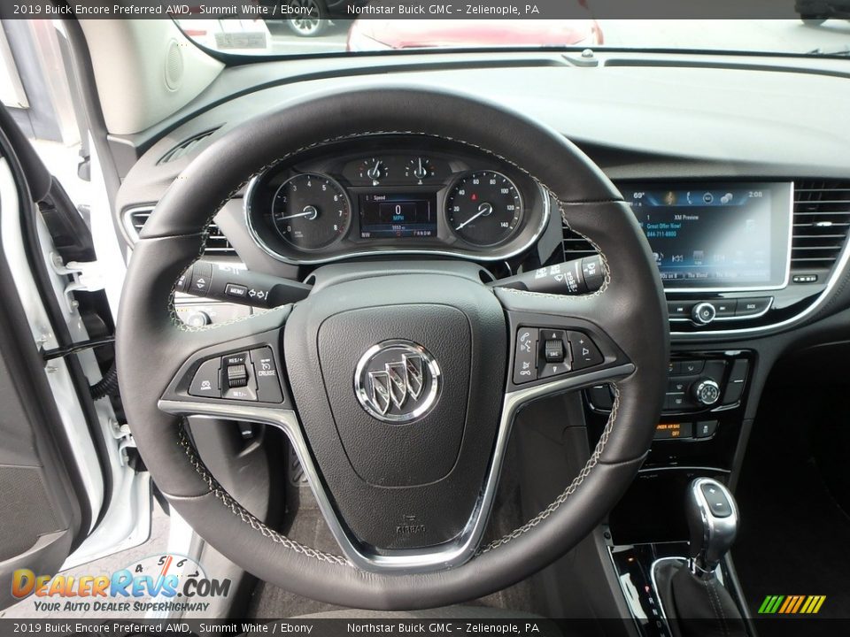 2019 Buick Encore Preferred AWD Summit White / Ebony Photo #24