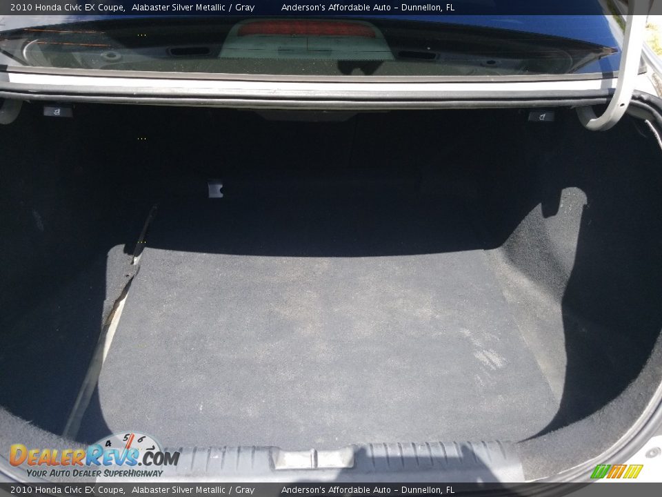 2010 Honda Civic EX Coupe Alabaster Silver Metallic / Gray Photo #20