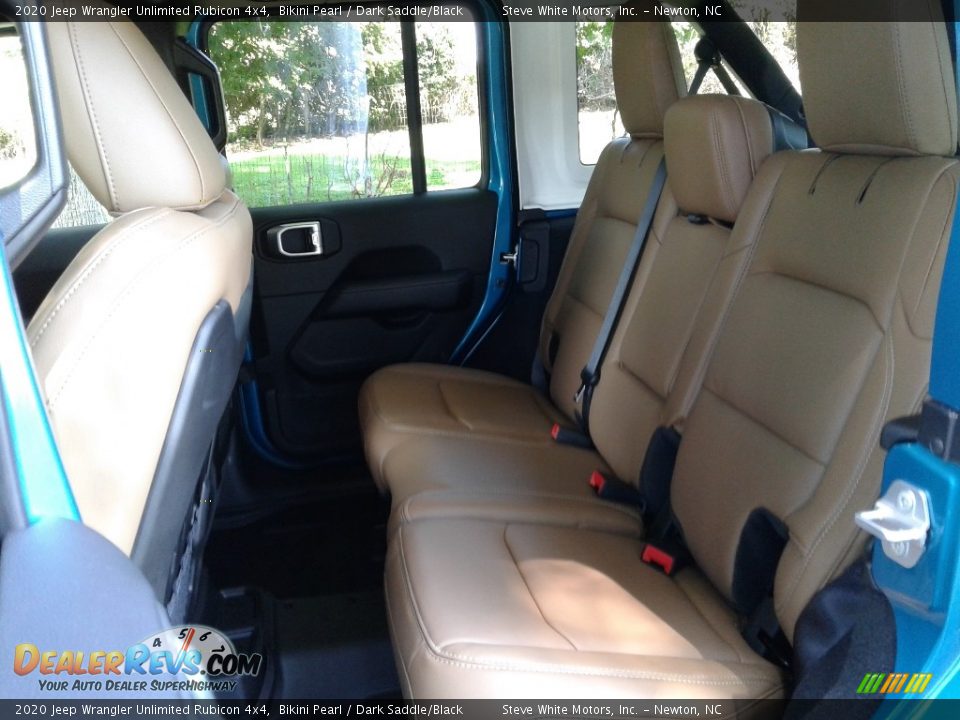 Rear Seat of 2020 Jeep Wrangler Unlimited Rubicon 4x4 Photo #11