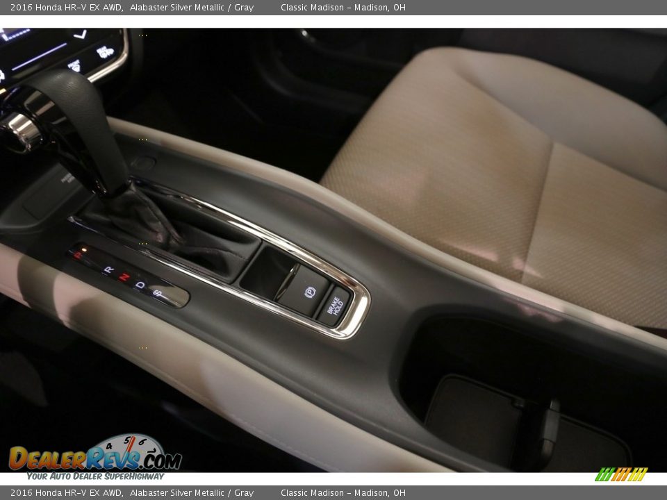 2016 Honda HR-V EX AWD Alabaster Silver Metallic / Gray Photo #15