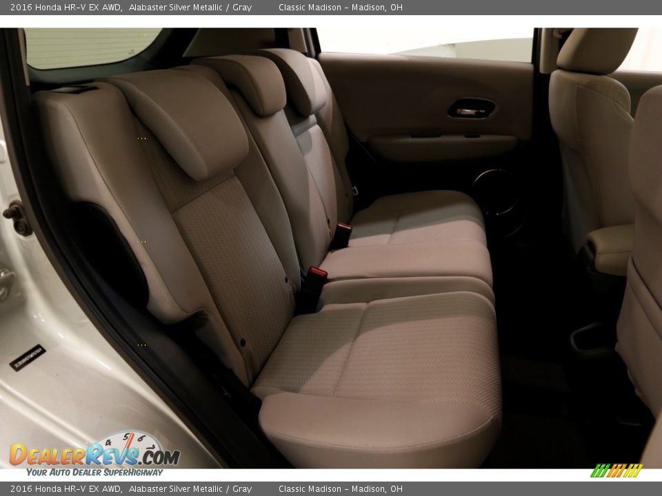 2016 Honda HR-V EX AWD Alabaster Silver Metallic / Gray Photo #17