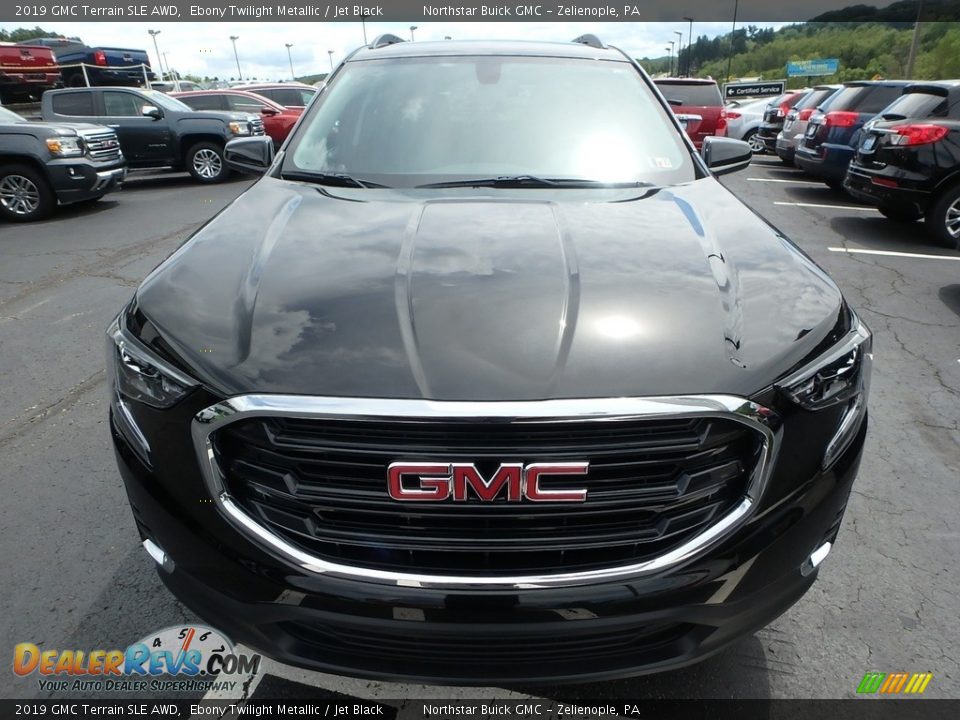 2019 GMC Terrain SLE AWD Ebony Twilight Metallic / Jet Black Photo #3