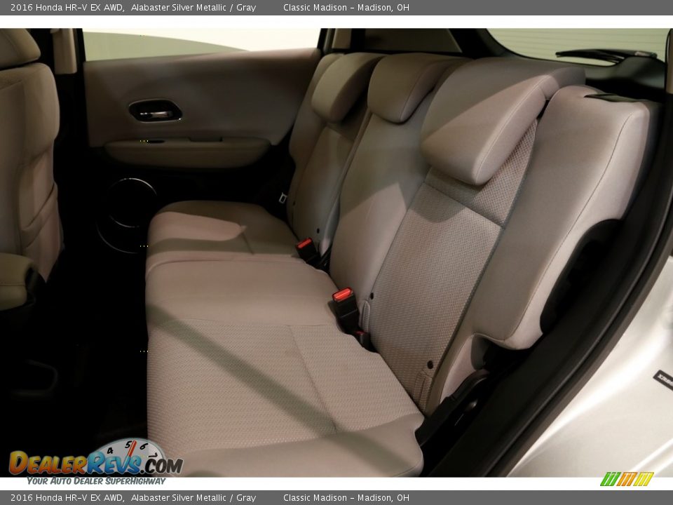 2016 Honda HR-V EX AWD Alabaster Silver Metallic / Gray Photo #18