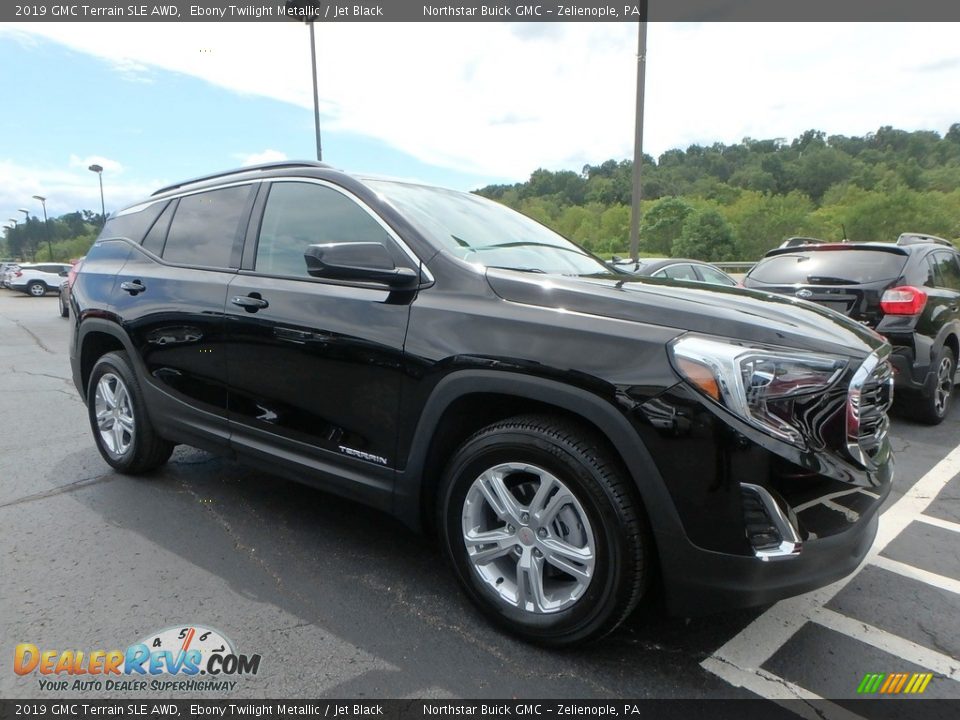 2019 GMC Terrain SLE AWD Ebony Twilight Metallic / Jet Black Photo #4