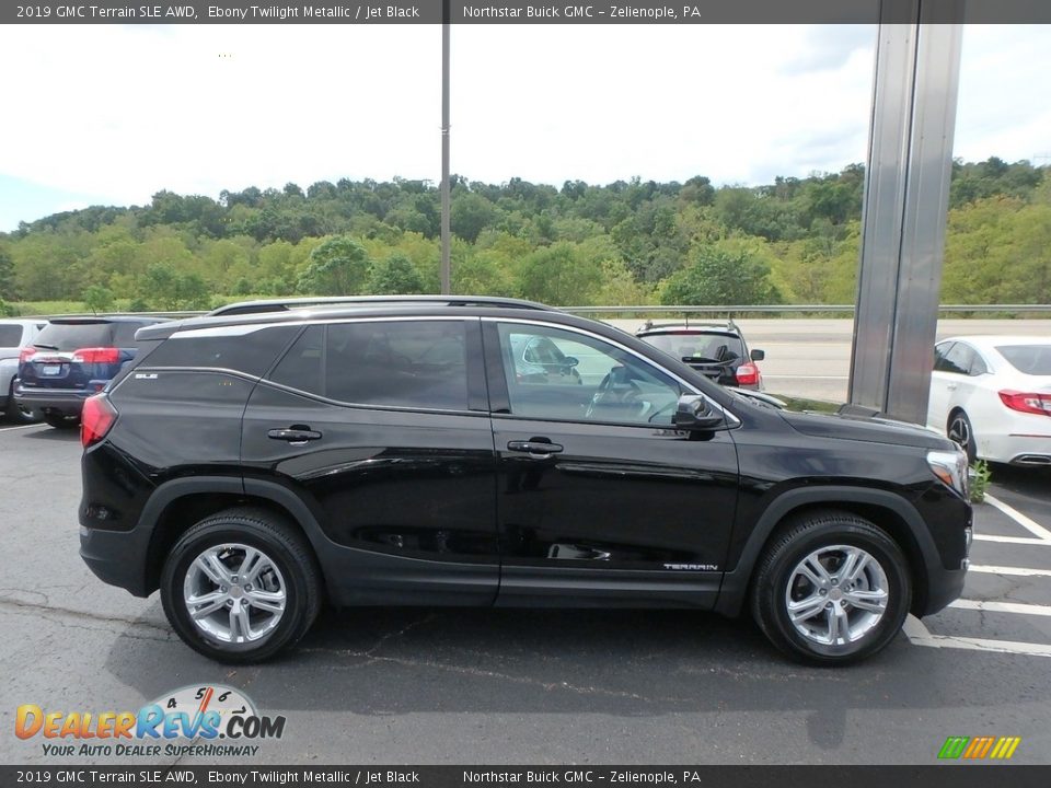 2019 GMC Terrain SLE AWD Ebony Twilight Metallic / Jet Black Photo #5