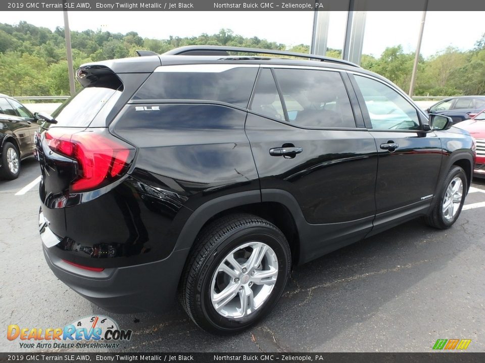 2019 GMC Terrain SLE AWD Ebony Twilight Metallic / Jet Black Photo #9