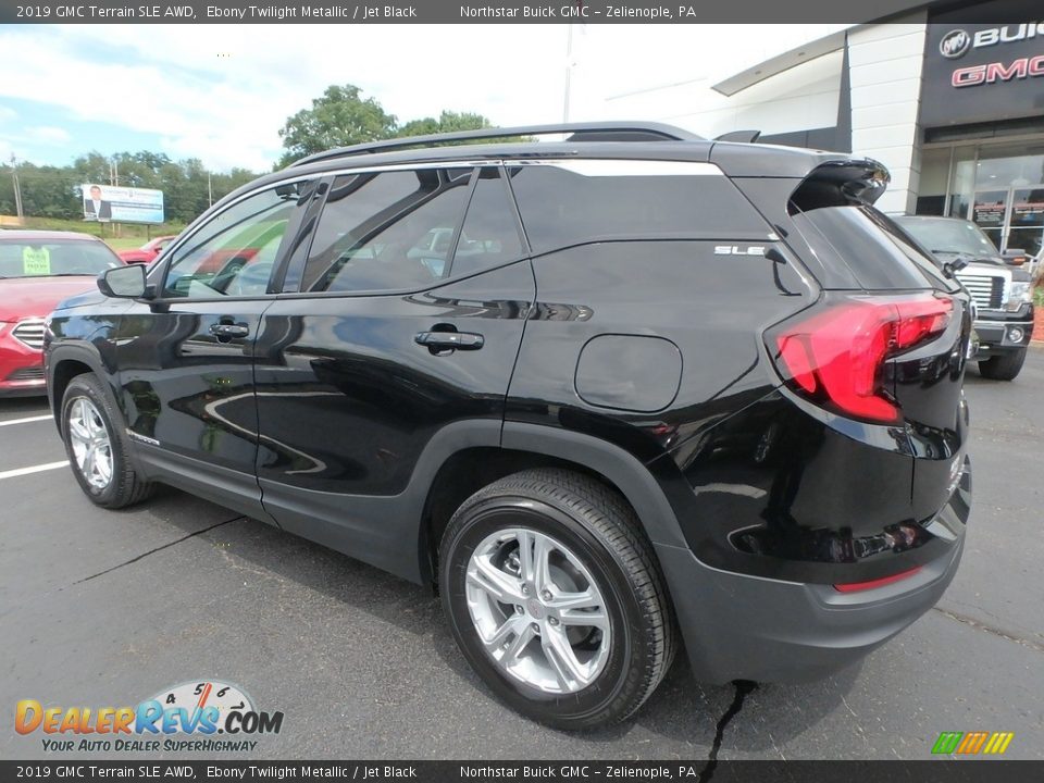 2019 GMC Terrain SLE AWD Ebony Twilight Metallic / Jet Black Photo #12