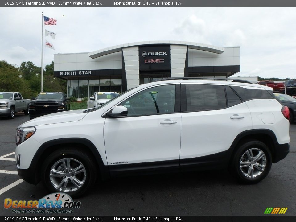 2019 GMC Terrain SLE AWD Summit White / Jet Black Photo #1