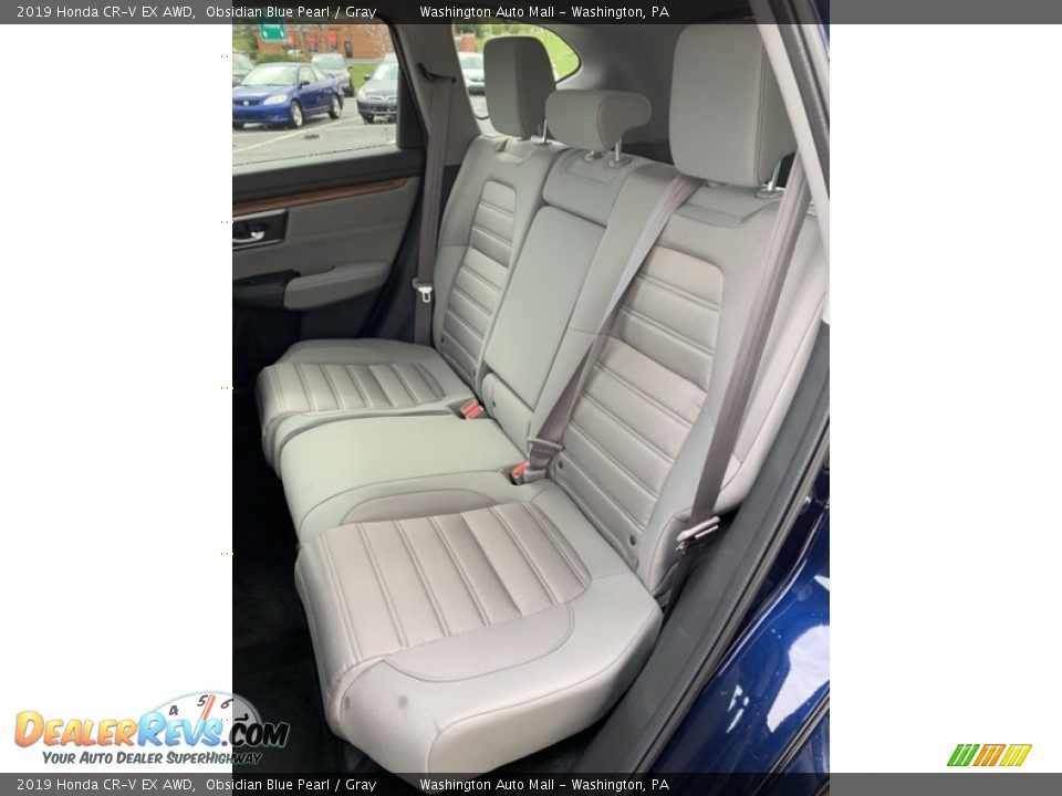 2019 Honda CR-V EX AWD Obsidian Blue Pearl / Gray Photo #18