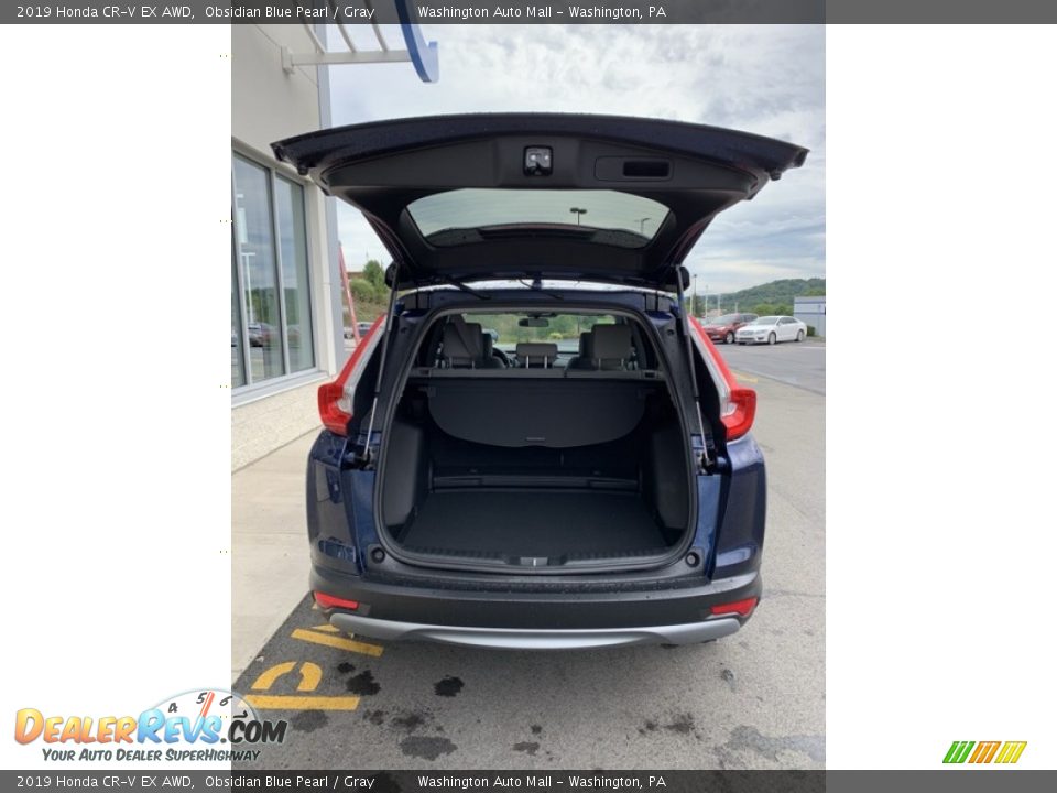 2019 Honda CR-V EX AWD Obsidian Blue Pearl / Gray Photo #20