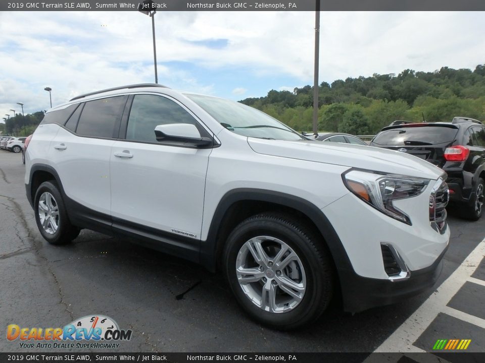 2019 GMC Terrain SLE AWD Summit White / Jet Black Photo #4