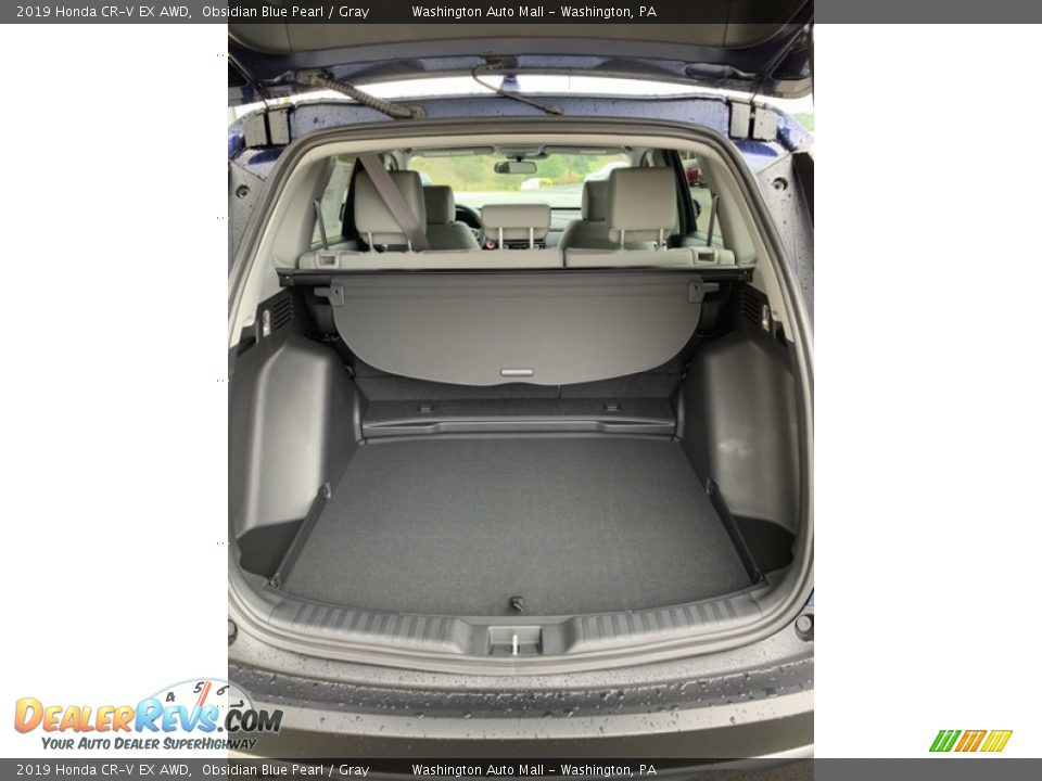 2019 Honda CR-V EX AWD Obsidian Blue Pearl / Gray Photo #21